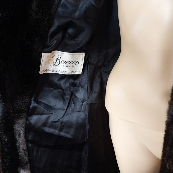 Benmor New York Faux Fur Coat, Size M - Picture 6 of 10